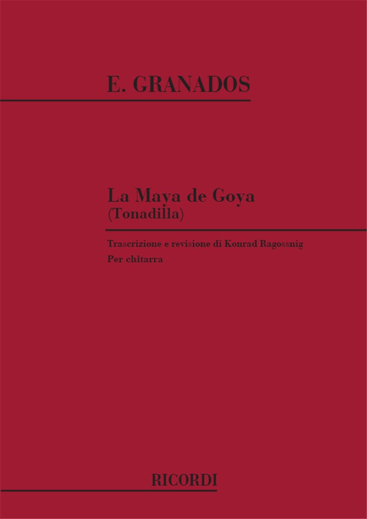 La Maja De Goya. Tonadilla